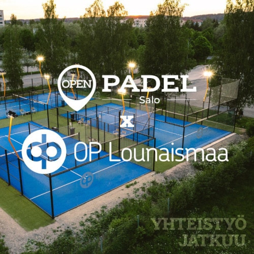 Open Padel Salo x OP Lounaismaa – yhteistyö jatkuu!